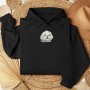 Embroidered sweatshirt Maltese dog