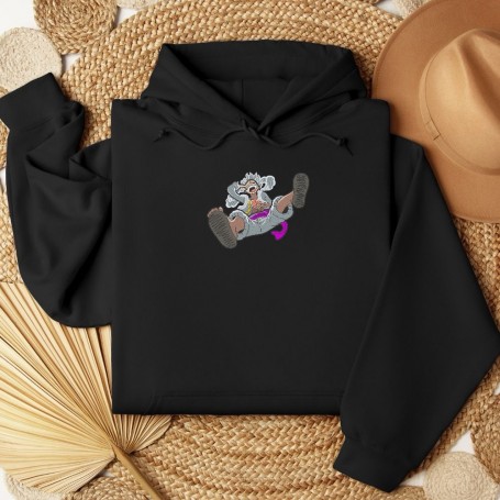 Embroidered sweatshirt luffy5