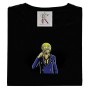 T-shirt ricamata giacca blu 2