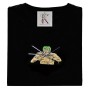 Embroidered t-shirt boy with swords-3