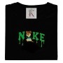 Embroidered t-shirt green squirrel 2