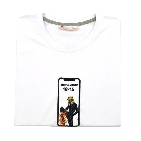 Embroidered t-shirt telephone 3