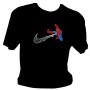 Embroidered t-shirt spider man1