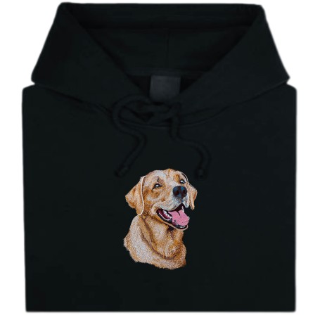 Embroidered sweatshirt Labrador beige