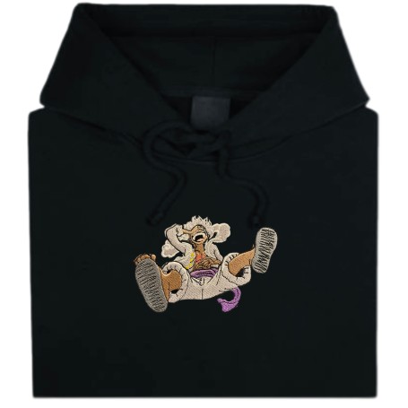 Embroidered sweatshirt luffy5