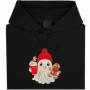 Embroidered sweatshirt ghost Christmas