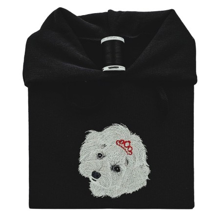 Embroidered sweatshirt Maltese