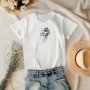 T-shirt ricamata cuore anatomico