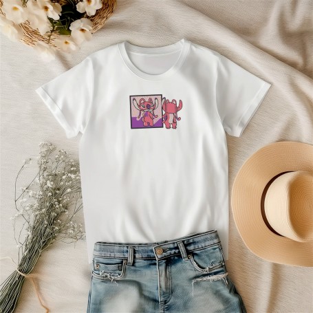 T-shirt ricamata Angel gim