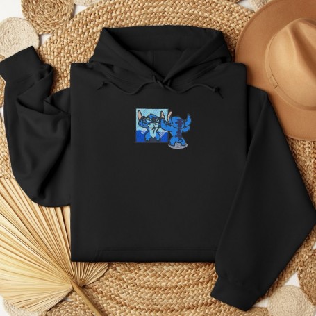 Felpa ricamata Stitch gim 1