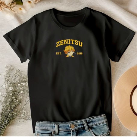 T-shirt ricamata Zenitsu 1