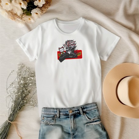 Embroidered t-shirt Okarun 2