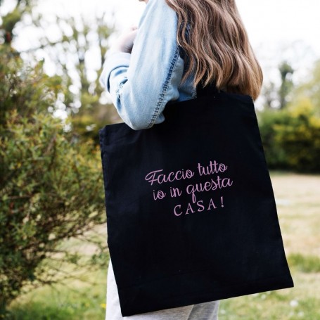 Borsa in tela ricamata Mamma 1