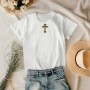 Embroidered t-shirt Cross