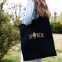 Borsa in tela ricamata Fall N