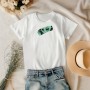 T-shirt ricamata Alien