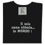 T-shirt ricamata il mio cane...