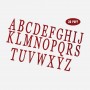 Zaino ricamato monogramma 3D