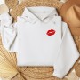 Embroidered sweatshirt Kiss